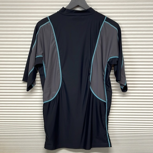 Radicool Australia Skins Black Rash Guard UPF 100 Sun Protection Beach Shirt - Picture 6 of 8
